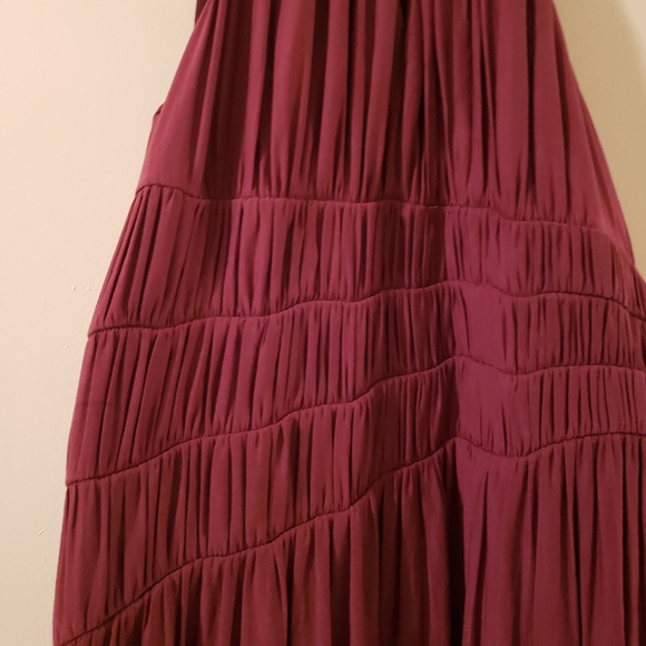 Anthropology smocked asymmetrical halter dress - Picture 6 of 6